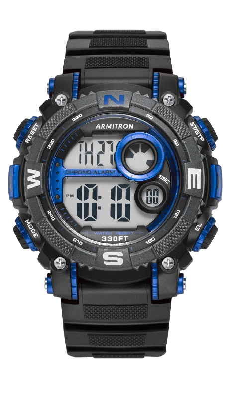 Armitron Chrono Pro™ | 53mm, Blue/Gray