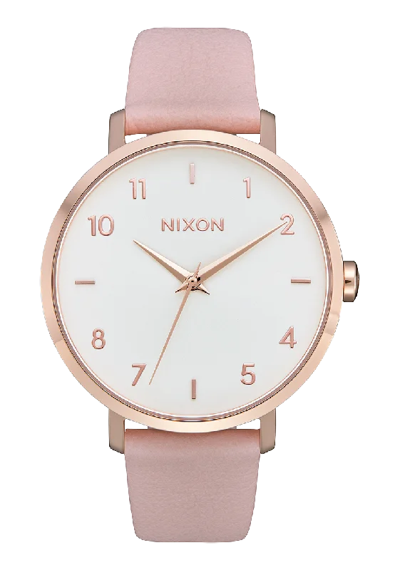 Arrow Leather - Rose Gold / Light Pink