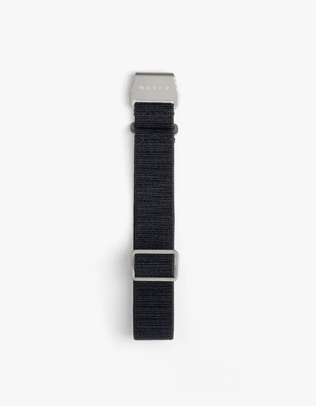 Black Parachute Watch Strap