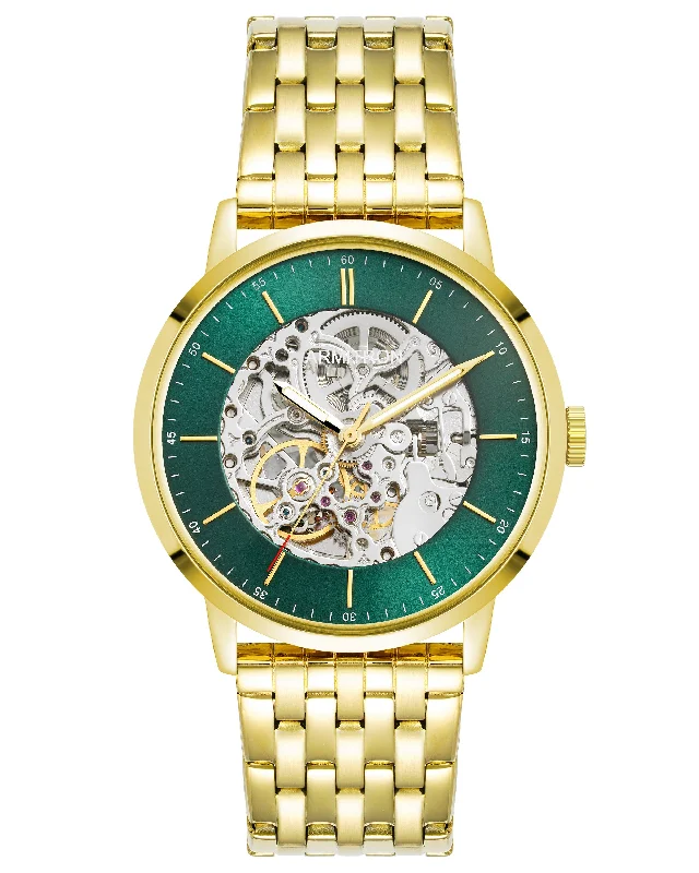 Blueprint™ | 42mm, Green/Gold