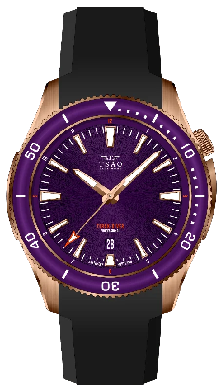 Bronze Torsk-Diver Pro Raven Purple