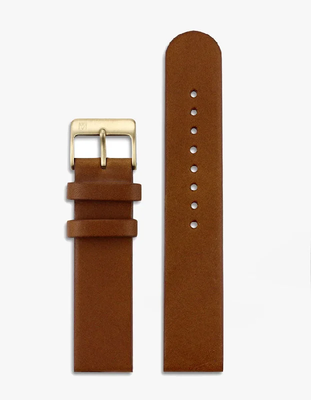 Brown Leather Watch Band