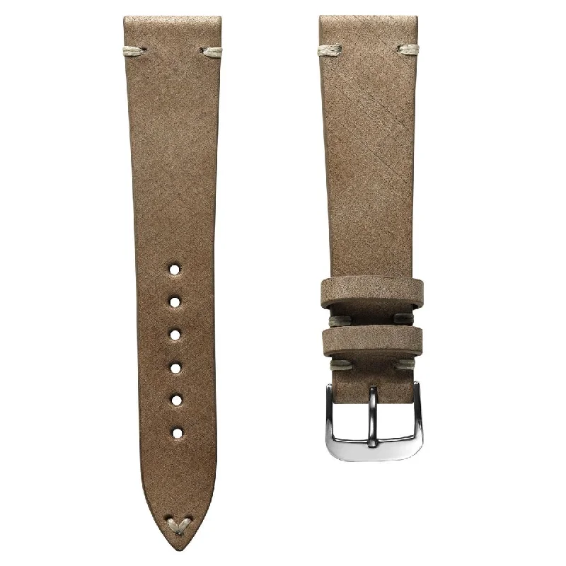 Cortez Genuine Leather Watch Strap - Beige