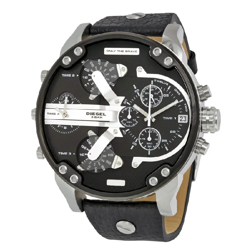 Diesel Mr. Daddy 2.0 Black Dial Men's Chronograph Watch DZ7313