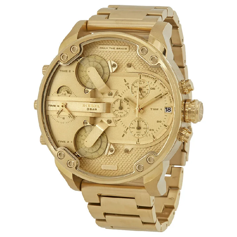 Diesel Mr. Daddy 2.0 Chronograph All Gold Men's Watch DZ7399