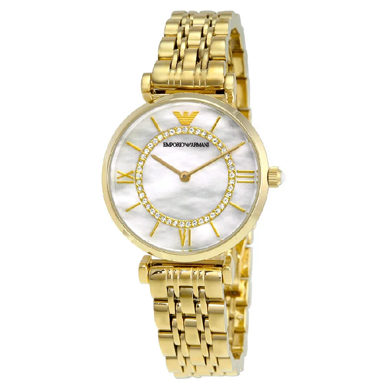 Emporio Armani Classic Mother of Pearl Dial Ladies Watch AR1907