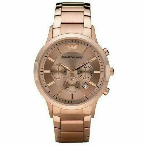 Emporio Armani Classic Rose Gold Chronograph Men's Watch AR2452