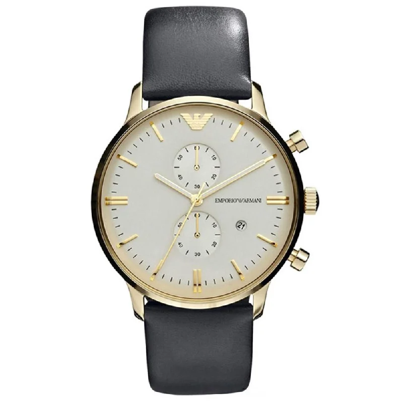 Emporio Armani Gianni Leather Men's Watch AR0386