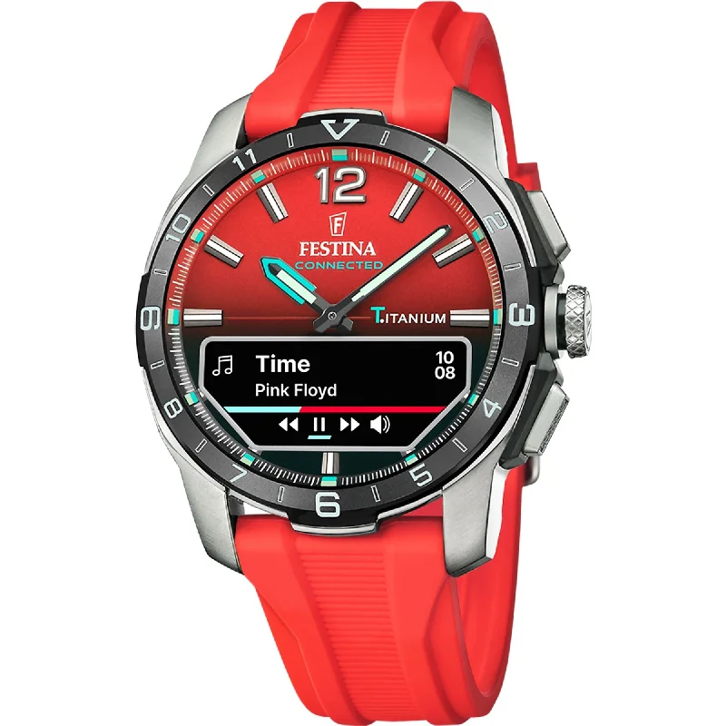 Festina Connected D Rubber Connected (Digital) Mens Watch I Model F23000/6 Digital Movement