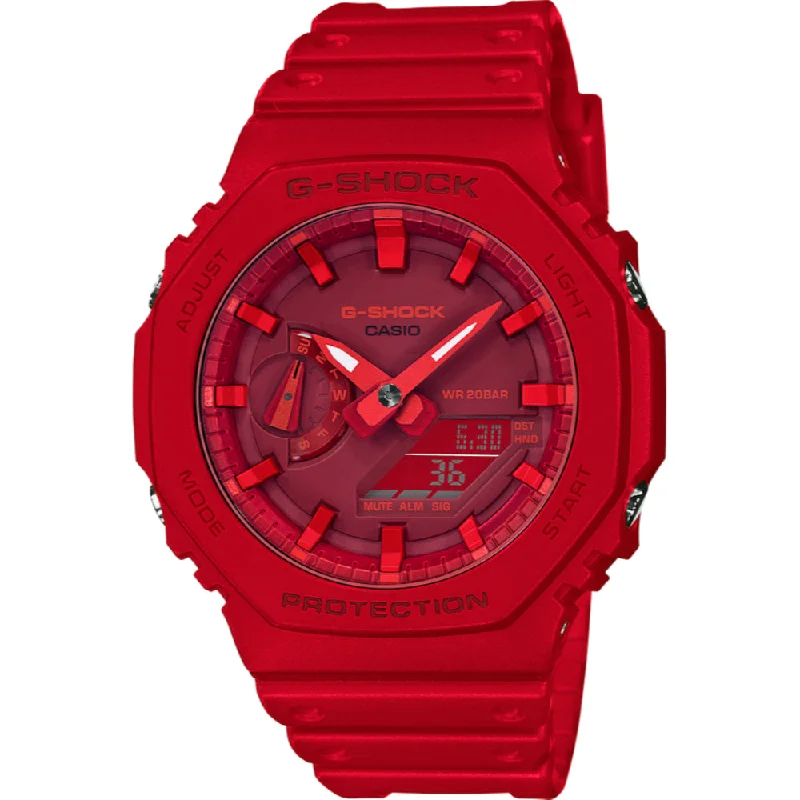 G-Shock Analog/Digital GA-2100 Series, Red