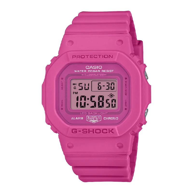 G-Shock Digital Ladies Pink Ribbon Resin Watch