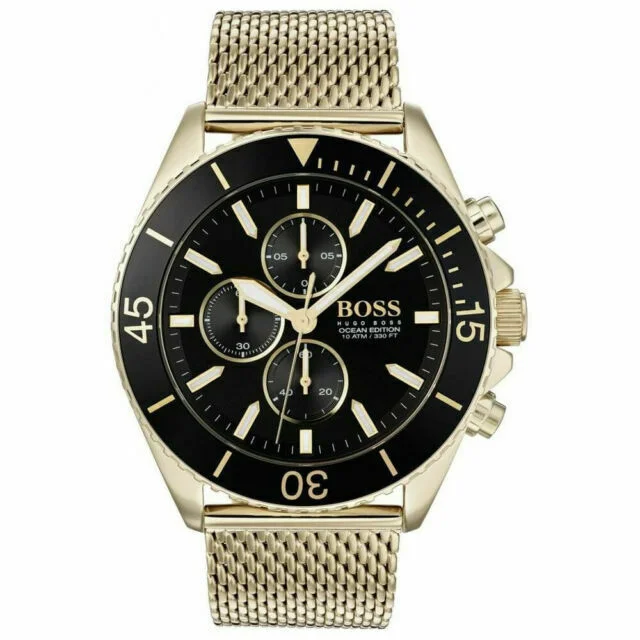 Hugo Boss Yellow Stainless Steel Men's Watch 1513703