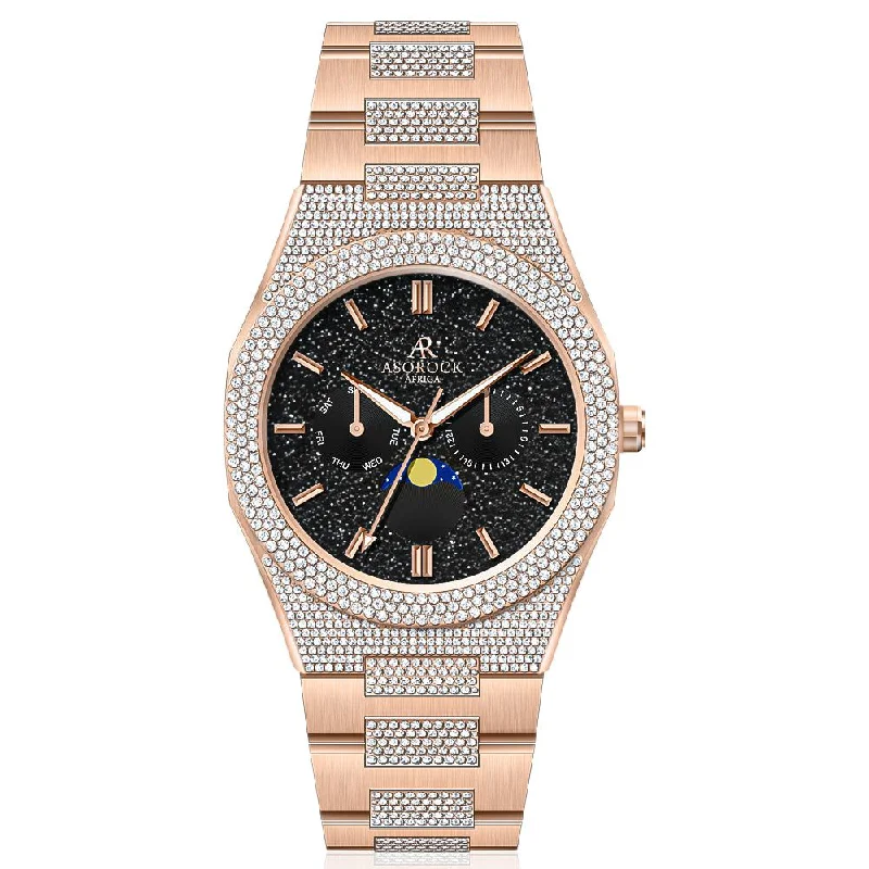 Iced transporter - Small diamond bezel - Half iced strap