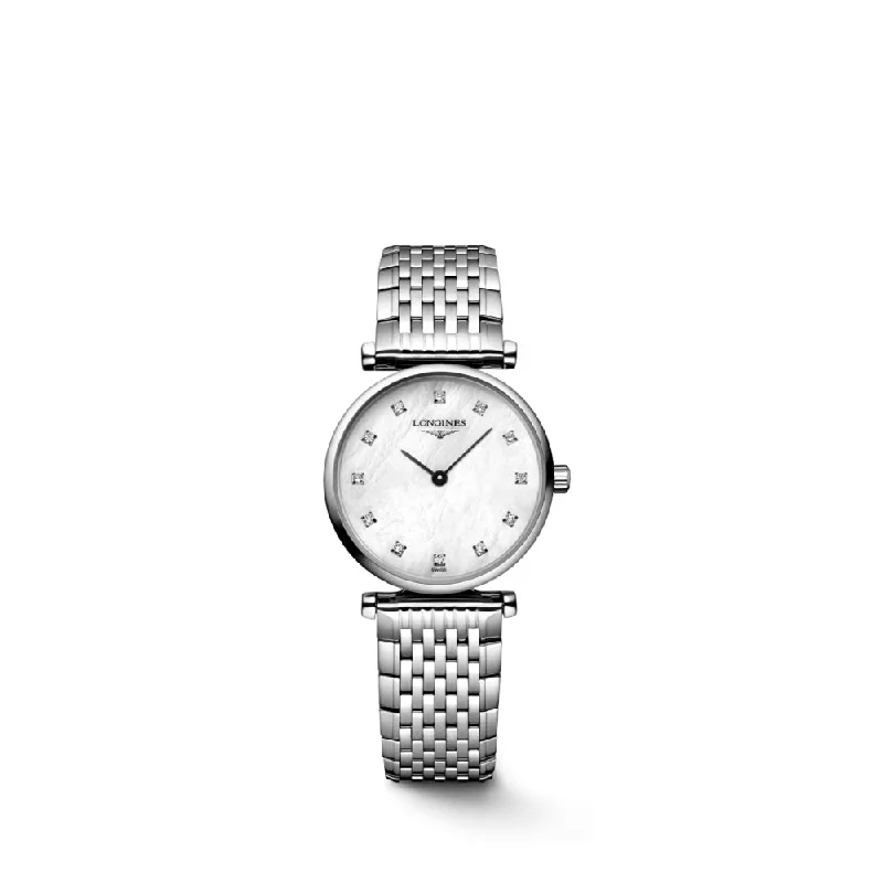 Longines La Grande Classique 24mm Quartz Watch with Diamonds