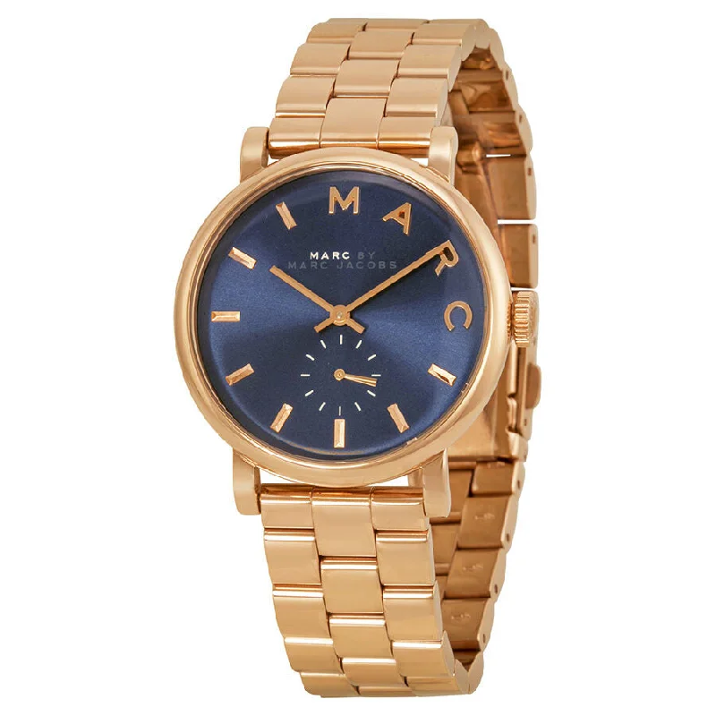 Marc By Marc Jacobs Baker Navy Dial Ladies Watch MBM3330