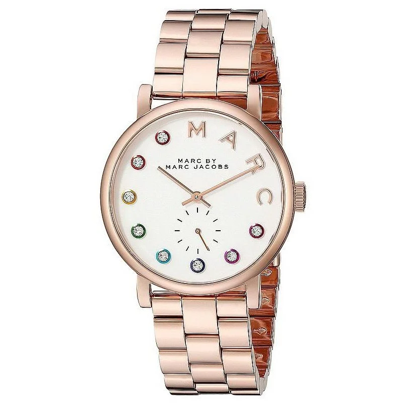 Marc By Marc Jacobs Baker White Dail Ladies Watch MBM3441