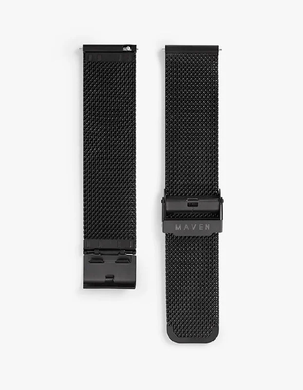 Black Mesh Watch Band