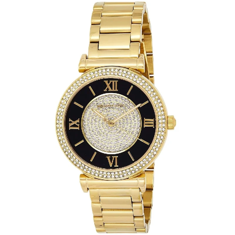 Michael Kors Catlin Black Dial Women's Watch MK3338