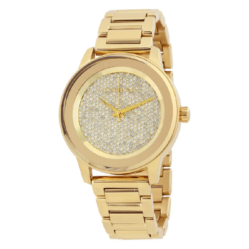 Michael Kors Kinley Pave Gold-tone Ladies Watch MK6209