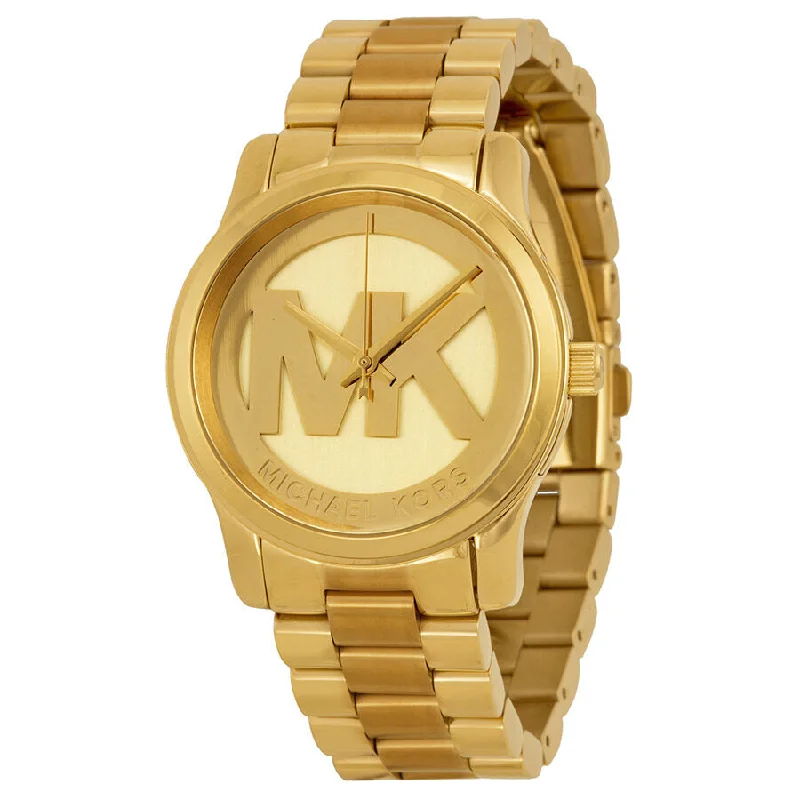 Michael Kors Parker Champagne Dial Gold-tone Watch MK5786