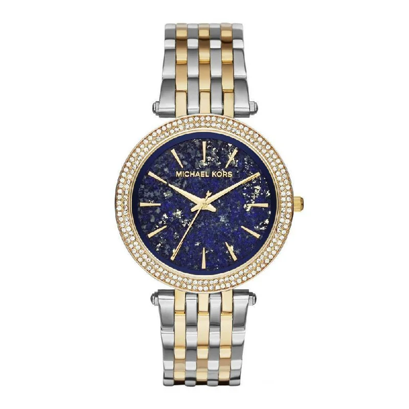 Michael Kors Two Tone Darci Blue Dial Women's Watch MK3401