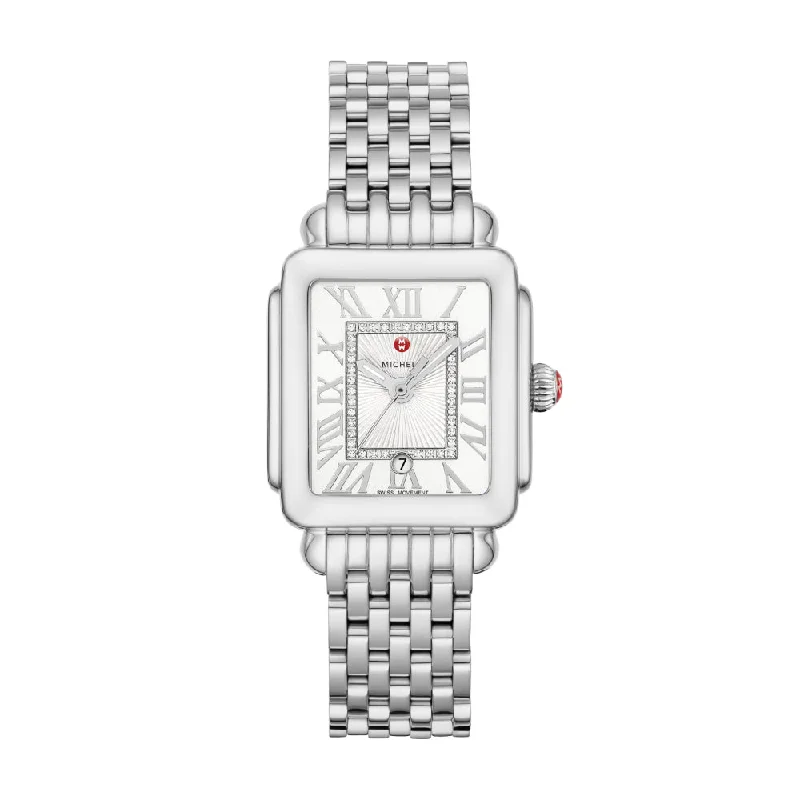 Michele Deco Madison Mid Steel Watch