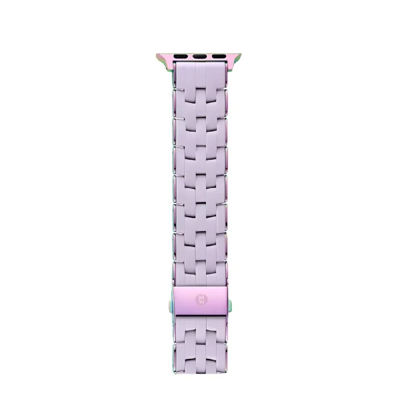 Michele Gentle Lavender Silicone Bracelet Band for Apple Watch®