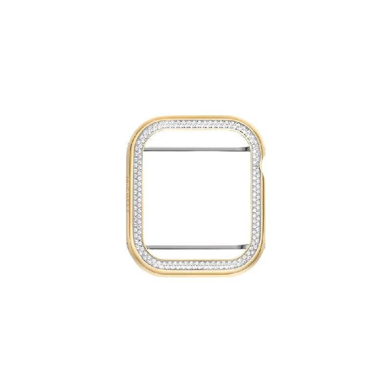 Michele Series 7-9 45mm Diamond Case for Apple Watch in 18k Gold Plated