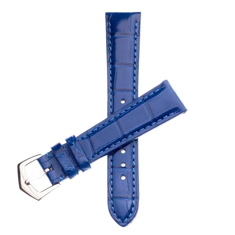 Millenium Light Blue Alligator Watch Strap