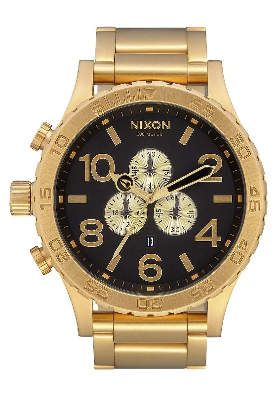 Nixon 51-30 Chrono Gold & Black Men's Watch A083-510