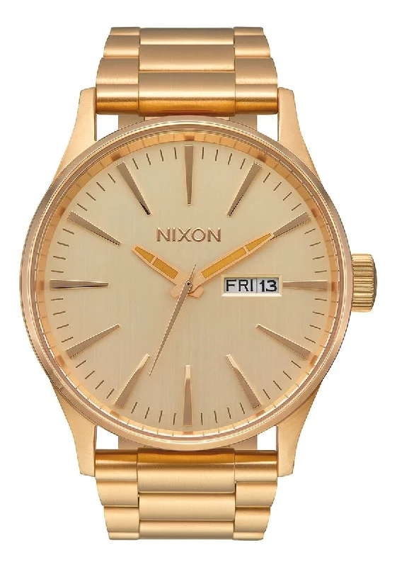 Nixon Sentry All Gold Dial Men's Watch A356-502