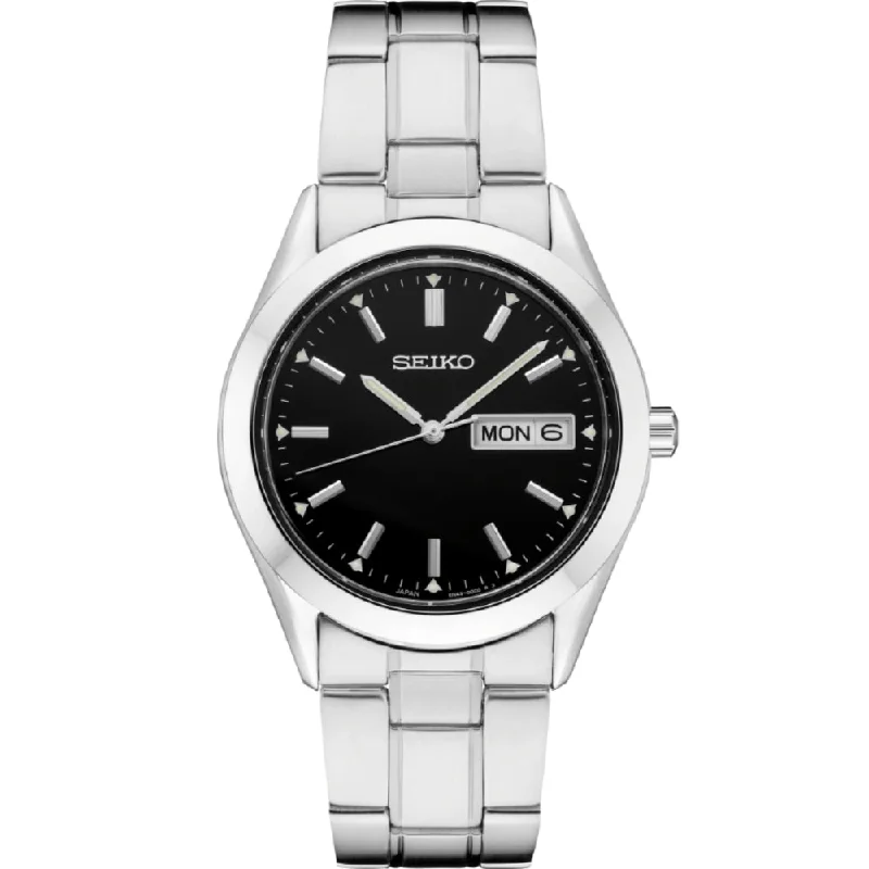 Seiko Essentials Collection Black Dial 38mm Quartz, SUR361