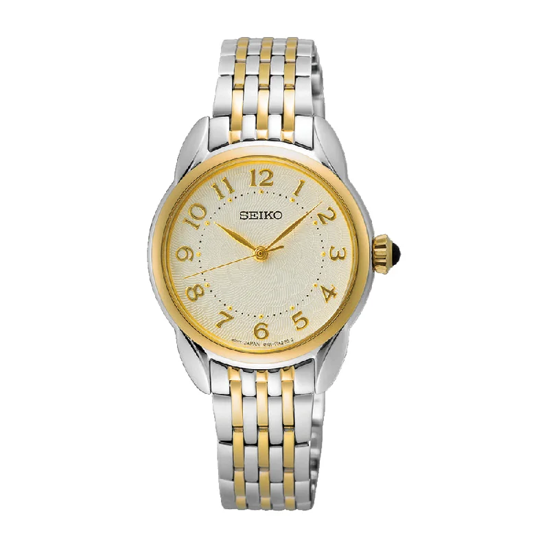 Seiko Essentials Ladies Two-Tone Quartz - Ivory Dial