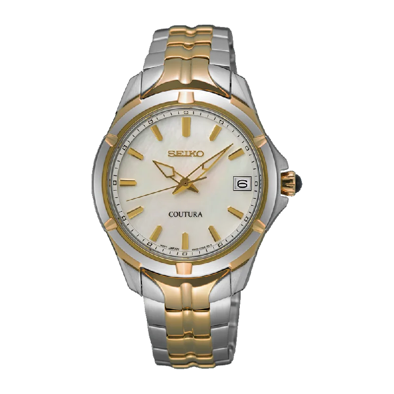 Seiko Ladies Coutura 34mm Two-Tone Quartz Watch