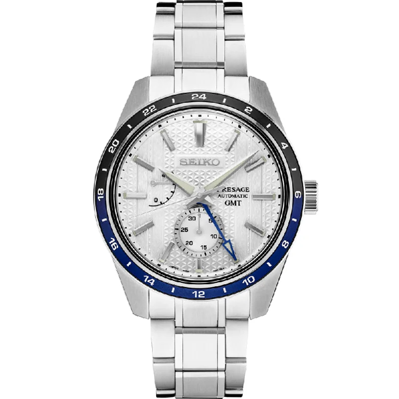 Seiko Presage Collection Zero Halliburton White GMT Limited Edition, SPB269