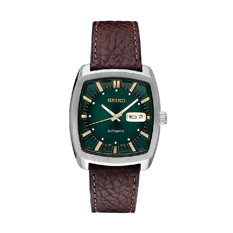 Seiko Re-Craft Discover More 40mm Automatic Green/Leather