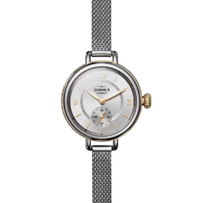 Shinola Ladies 34mm Two-Tone Birdy