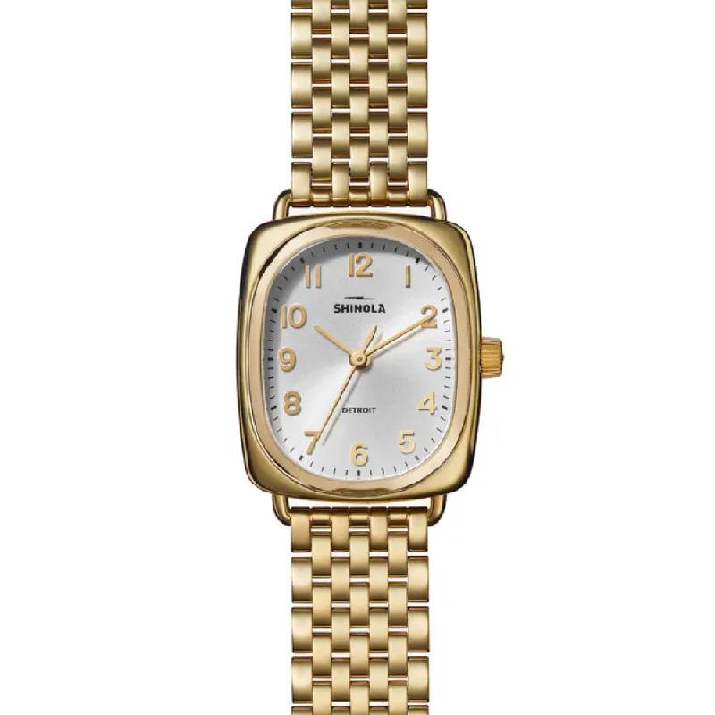 Shinola Ladies Bixby 29x34mm, Gold Tone