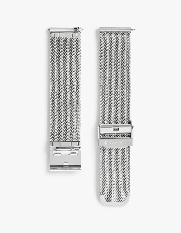 Silver Mesh Watch Band