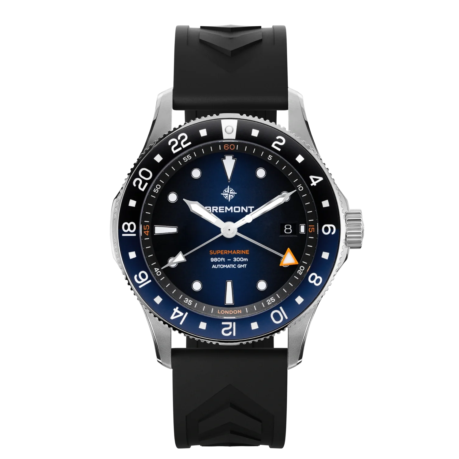 Supermarine 300M GMT, 'Glacier' Blue