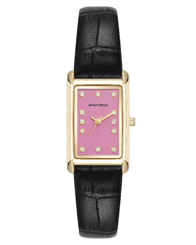 Tessa™ | 20mm, Pink/Gold/Black