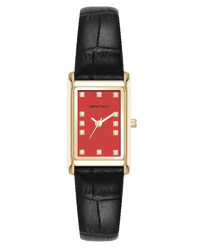 Tessa™ | 20mm, Red/Gold/Black