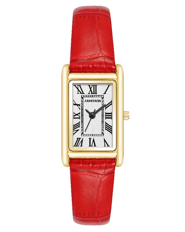 Tilly™ | 20mm, Red Leather/Croco