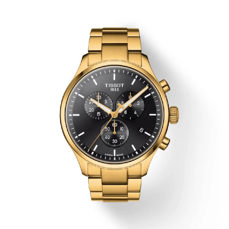 Black Dial with Gold Tone