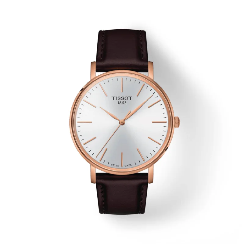 Tissot Everytime Gent's 40mm Rose Tone Quartz Watch