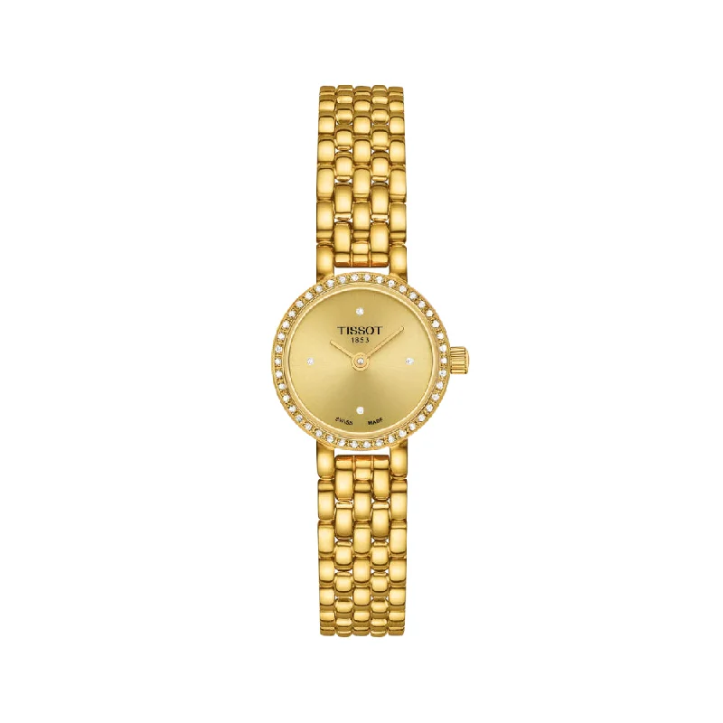 Tissot Lovely Round 19.5mm Gold Tone Quartz Watch