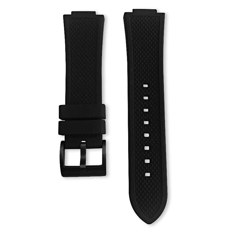 Transporter All Black Rubber strap (select clasp)