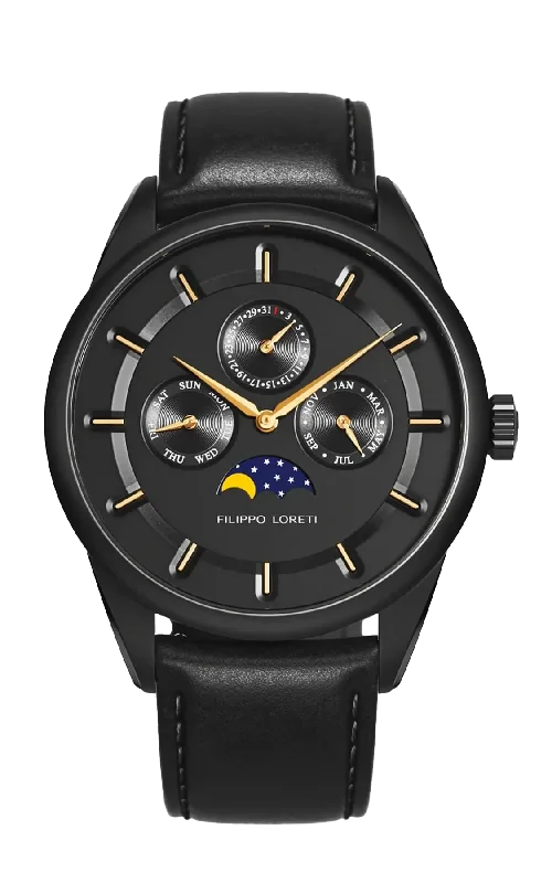 Venice Moonphase Black Gold